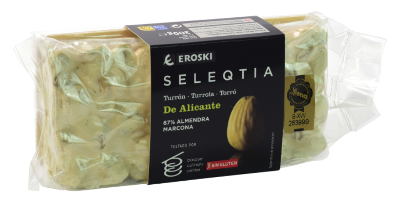 Turrón duro Eroski Seleqtia