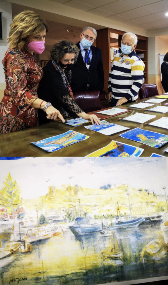 50 mayores participan en el concurso de postales ‘La Navidad en el Puerto de Almería’. Foto: APA