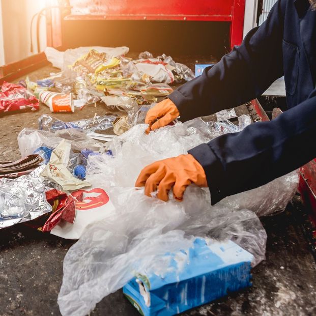 ¿Cómo es la cadena de reciclaje de plásticos? Foto: bigstock