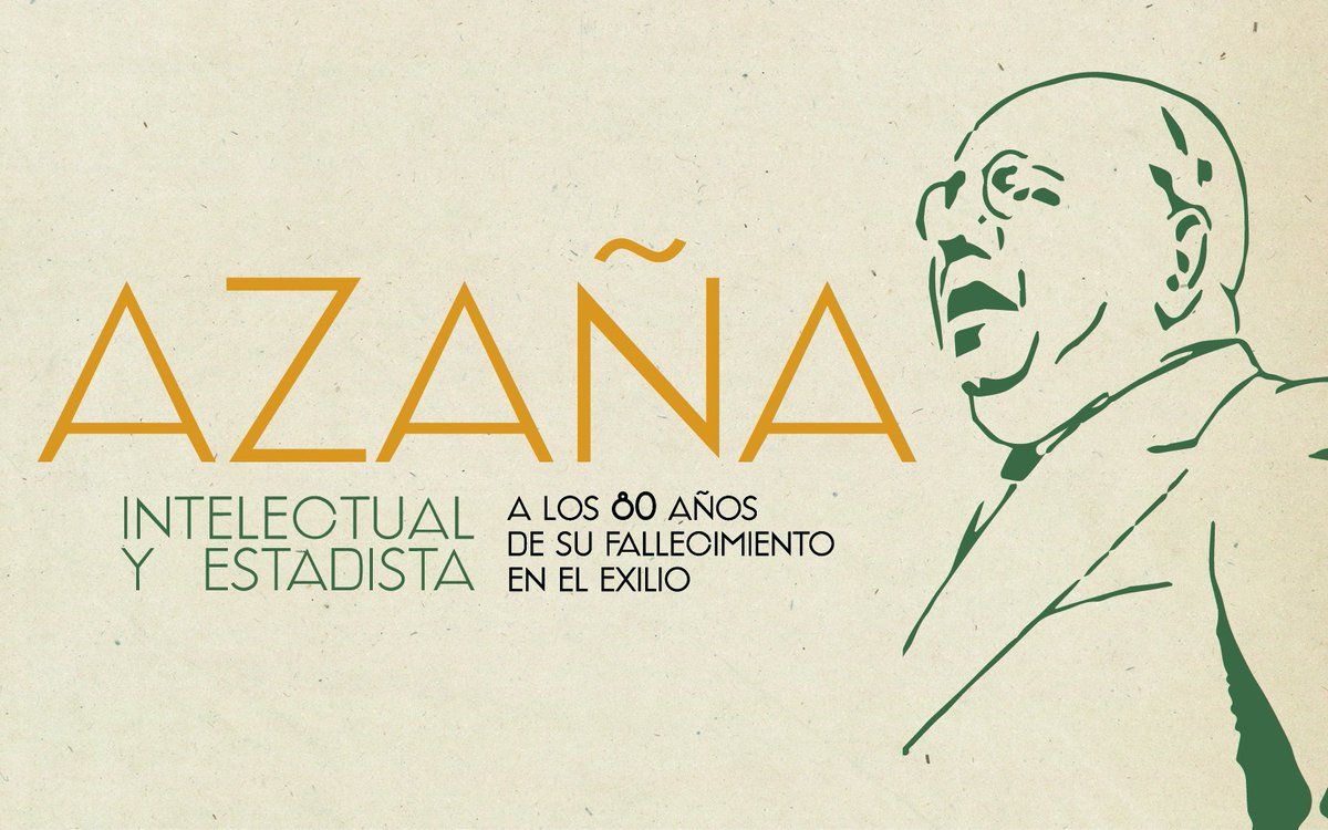 Manuel Azaña llega a la Biblioteca Nacional cuando se cumplen los 80 años de su fallecimiento