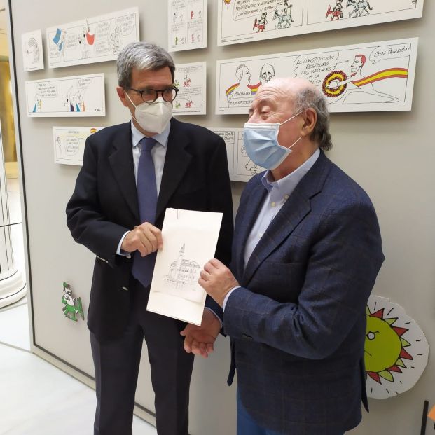 Peridis imagina su última viñeta de 2020: "Confiarse o confinarse, esa es la cuestión"