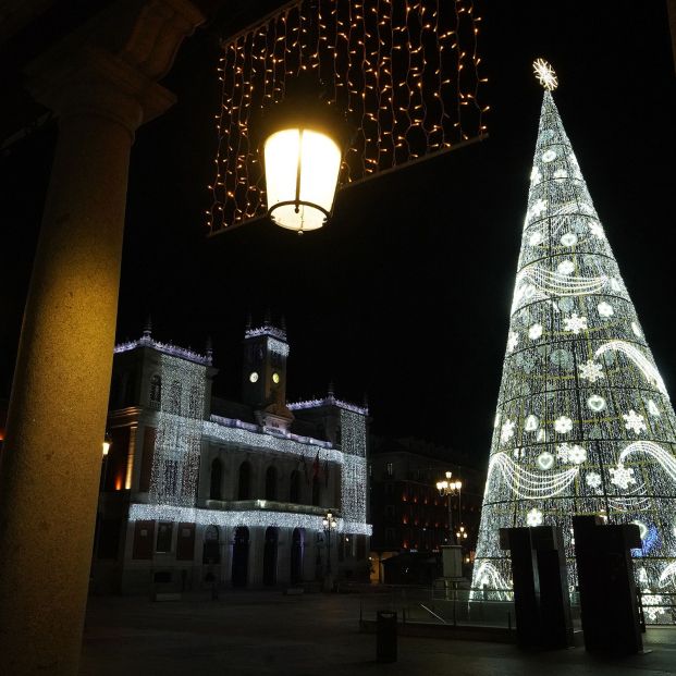 Luces Navidad Plaza Mayor 2020 (Ayuntamiento de Valladolid)