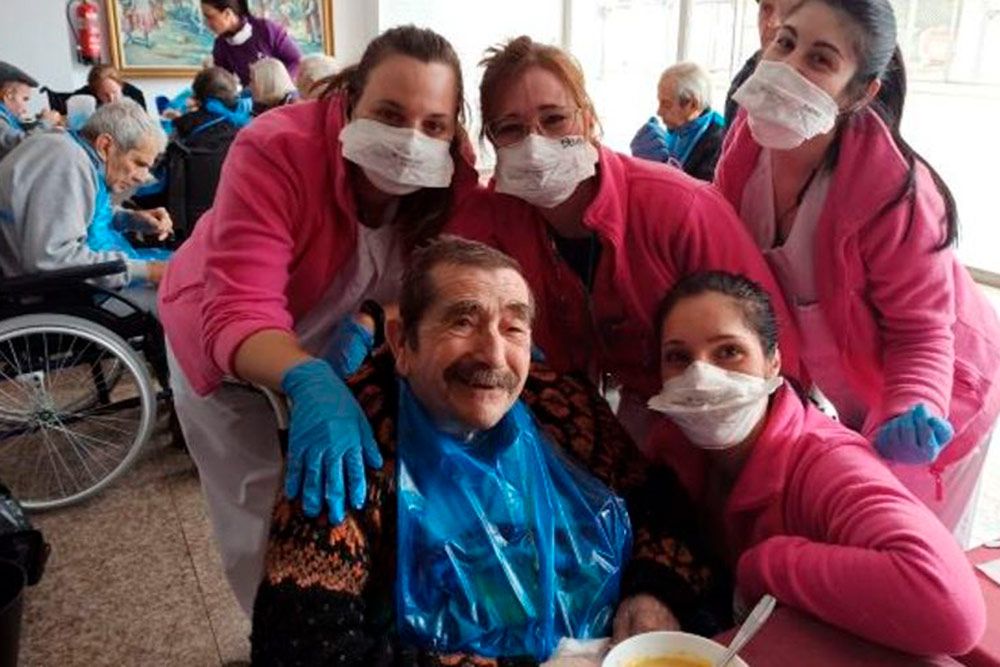  La residencia en la que se confinaron sus trabajadores en marzo no ha tenido ningún contagio en 2020 -Foto Trabajadores Residencia San Jeronimo