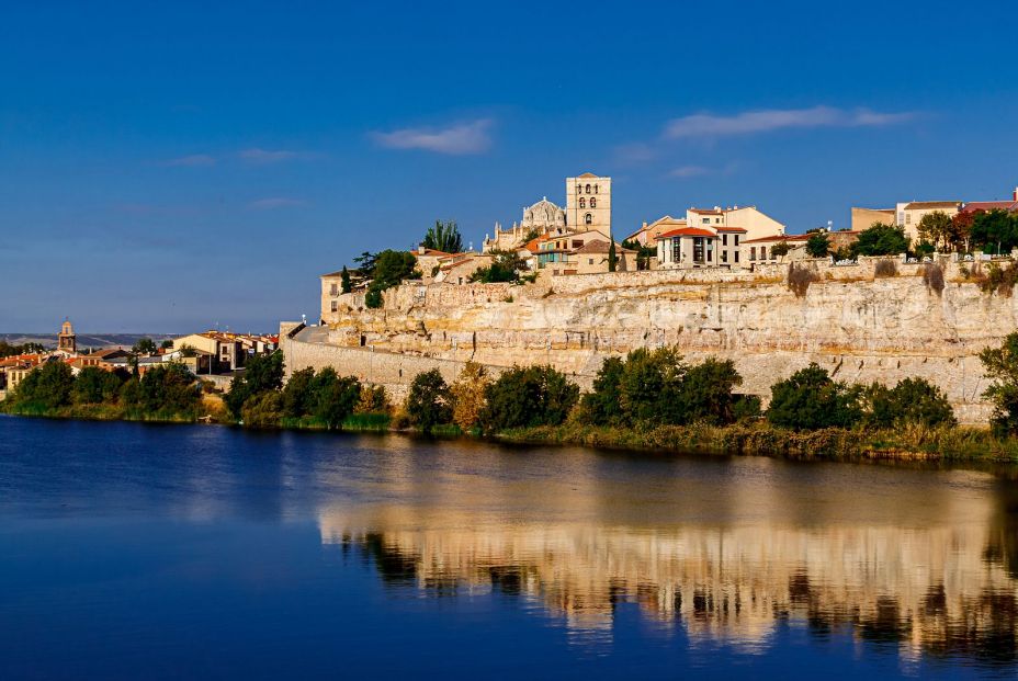 bigstock Zamora Cathedral Old Town And 367185667