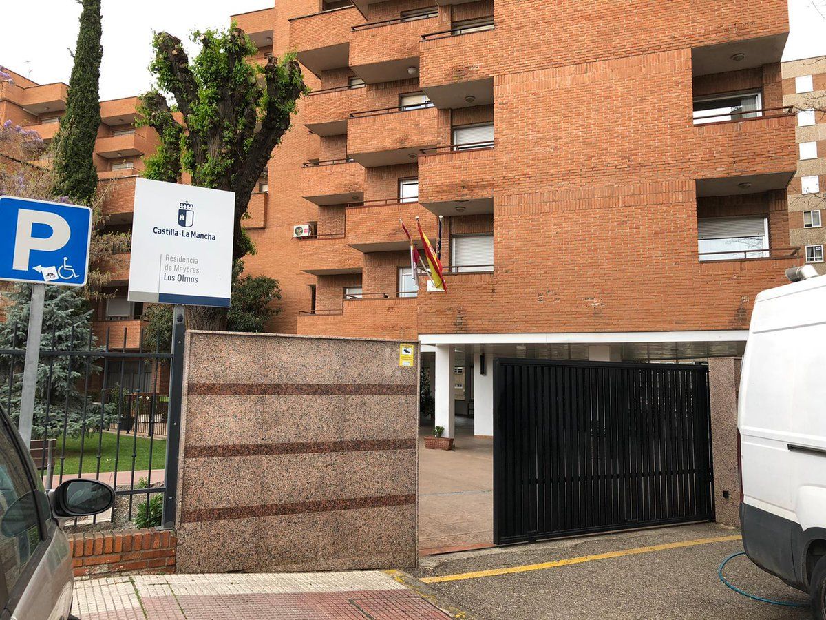 Residencia Los Olmos. Foto: Twitter Ayuntamiento de Guadalajara