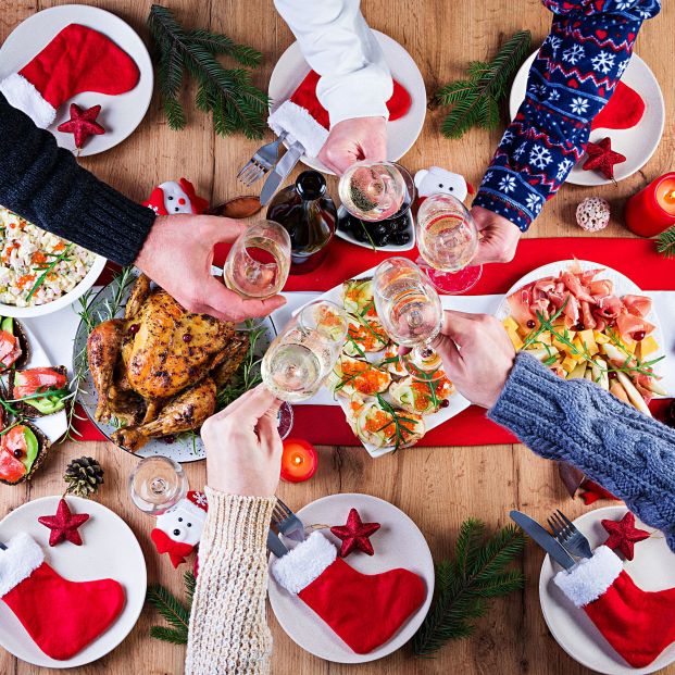 Navidades: aunque no es obligatorio, vamos a coger entre 2 y 4 kilos. Foto: Bigstock 