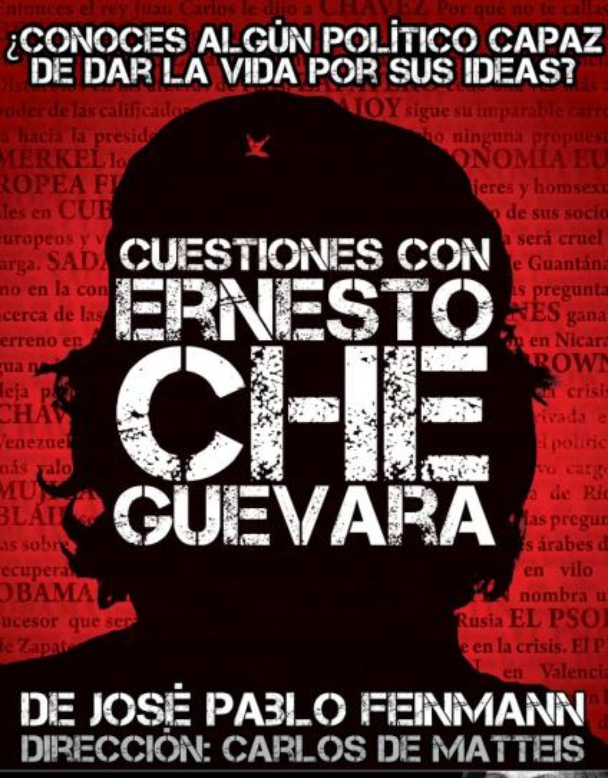 Cartel de Cuestiones con Ernesto Che Guevara Cartel de Cuestiones con Ernesto Che Guevara