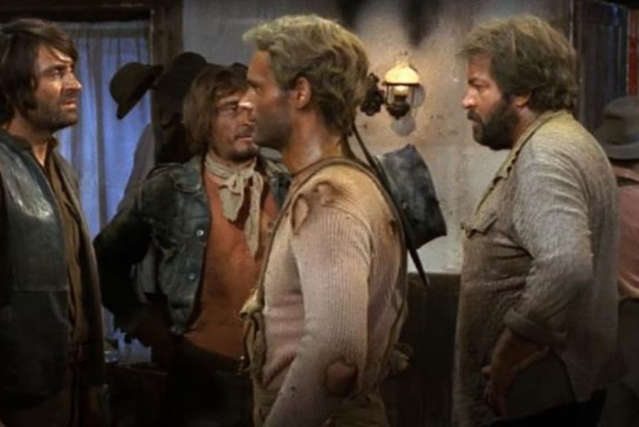 Terence Hill y Bud Spencer en una de sus películas (https://en.terencehill.com/index.php)