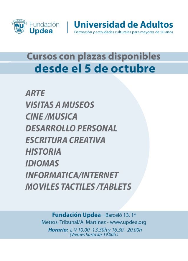 Cursos de UPDEA