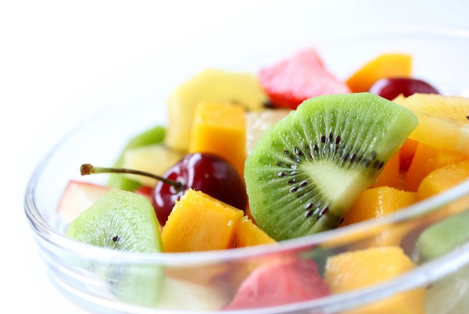 bigstock Fresh fruits salad on white ba 26006216