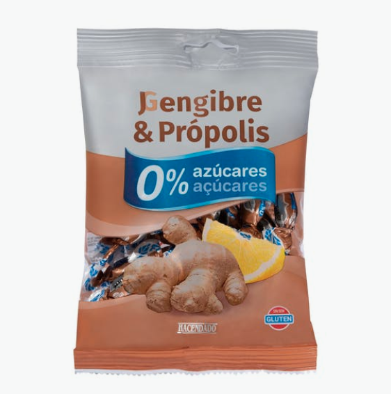 Caramelos de jengibre