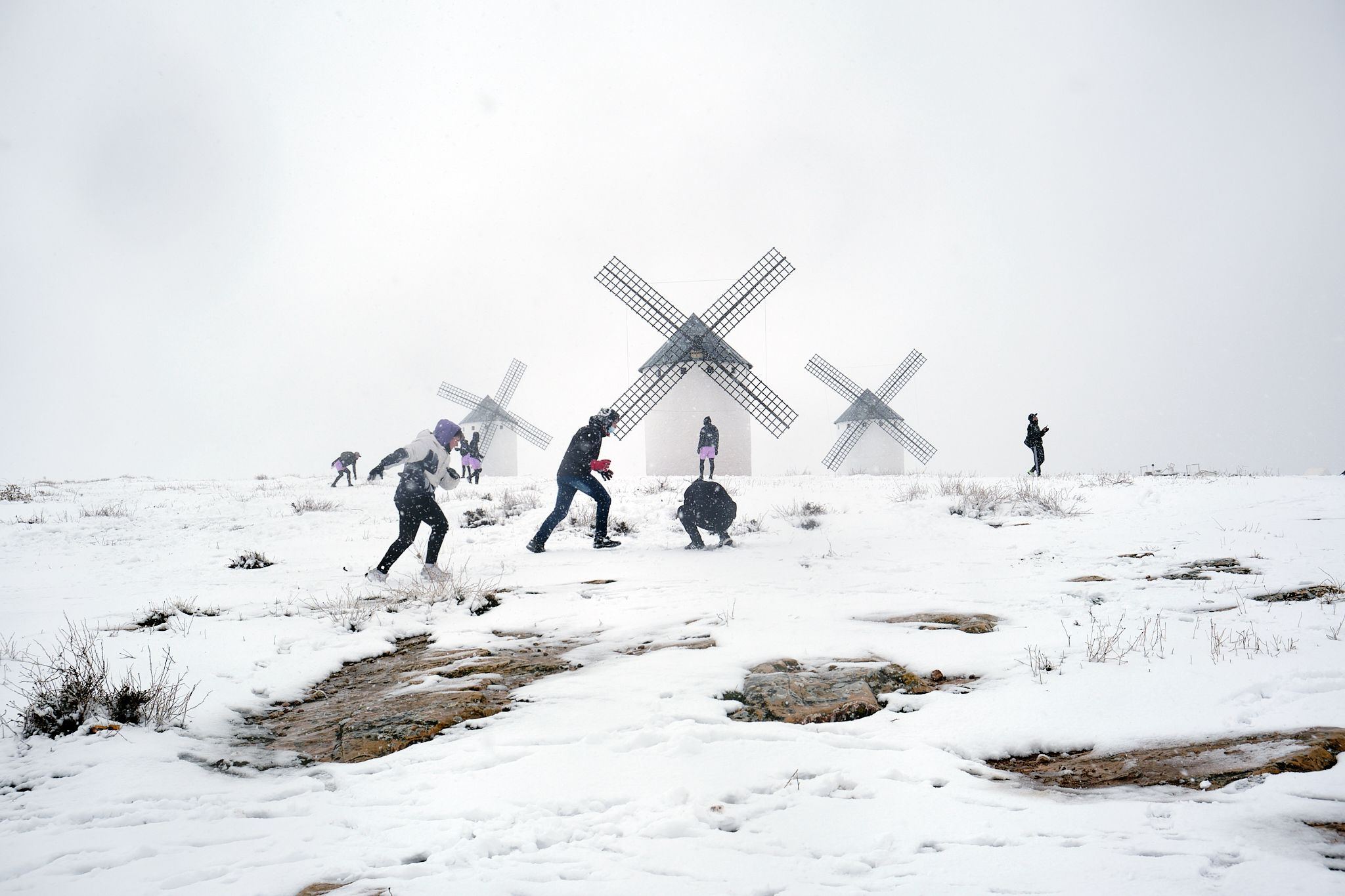 'Filomena' tiñe España de blanco: las fotos más espectaculares de la 'nevada del siglo'