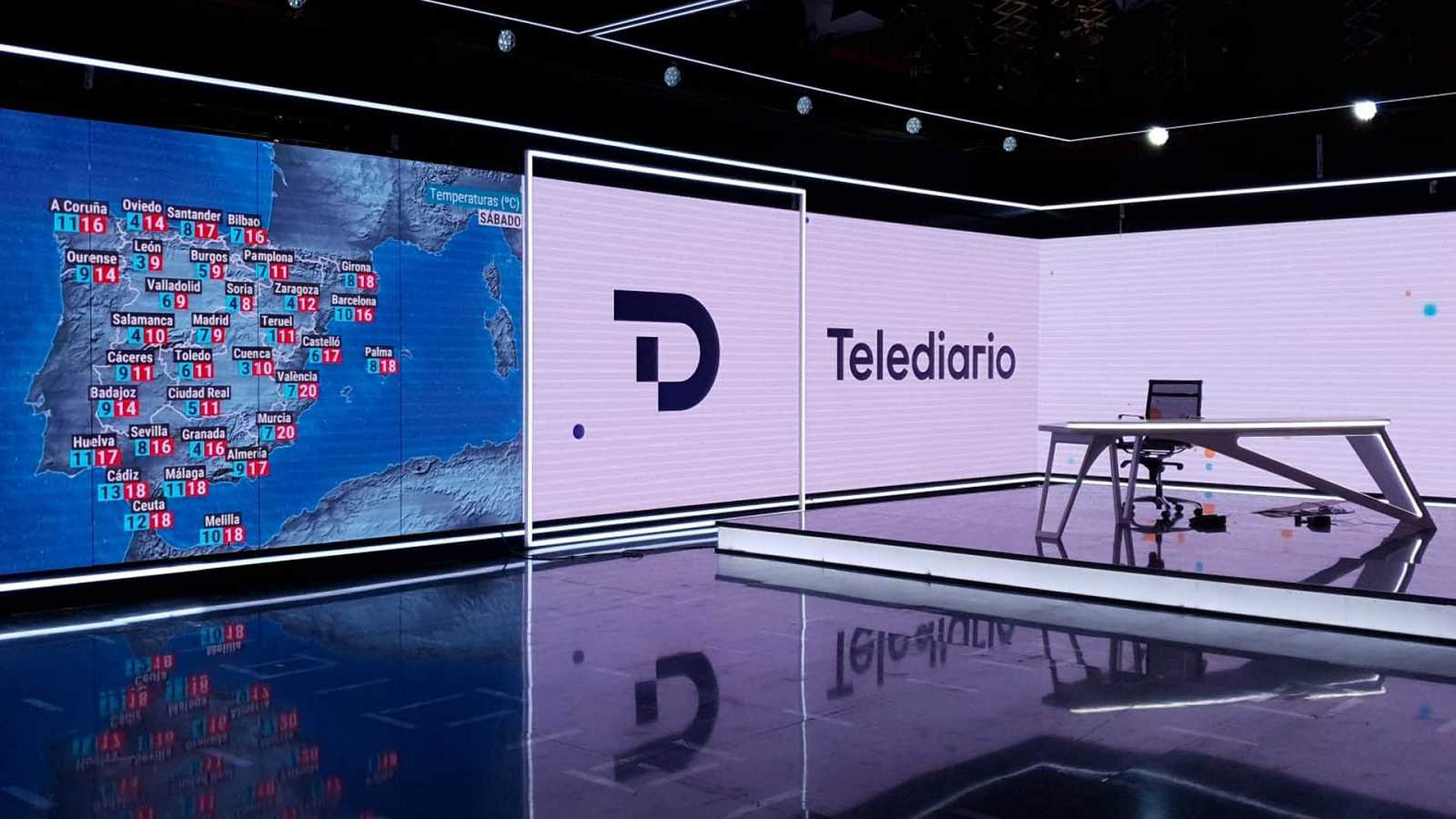 La renovación radical de la imagen del Telediario de TVE, aplazada por Filomena
