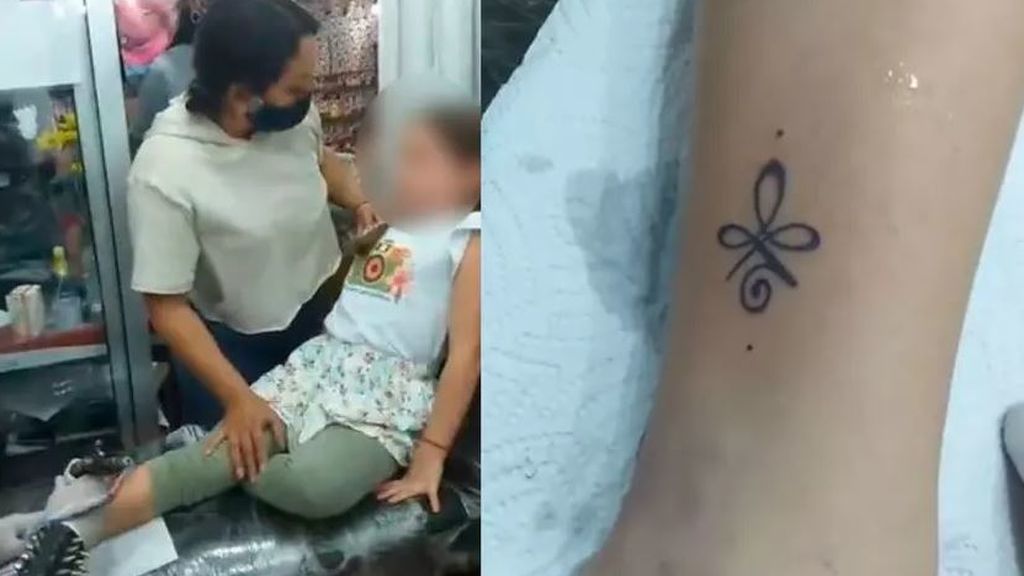 Indignación por la decisión de unos padres de tatuar a su hija que llora de dolor Indignación por la decisión de unos padres de tatuar a su hija que llora de dolor
