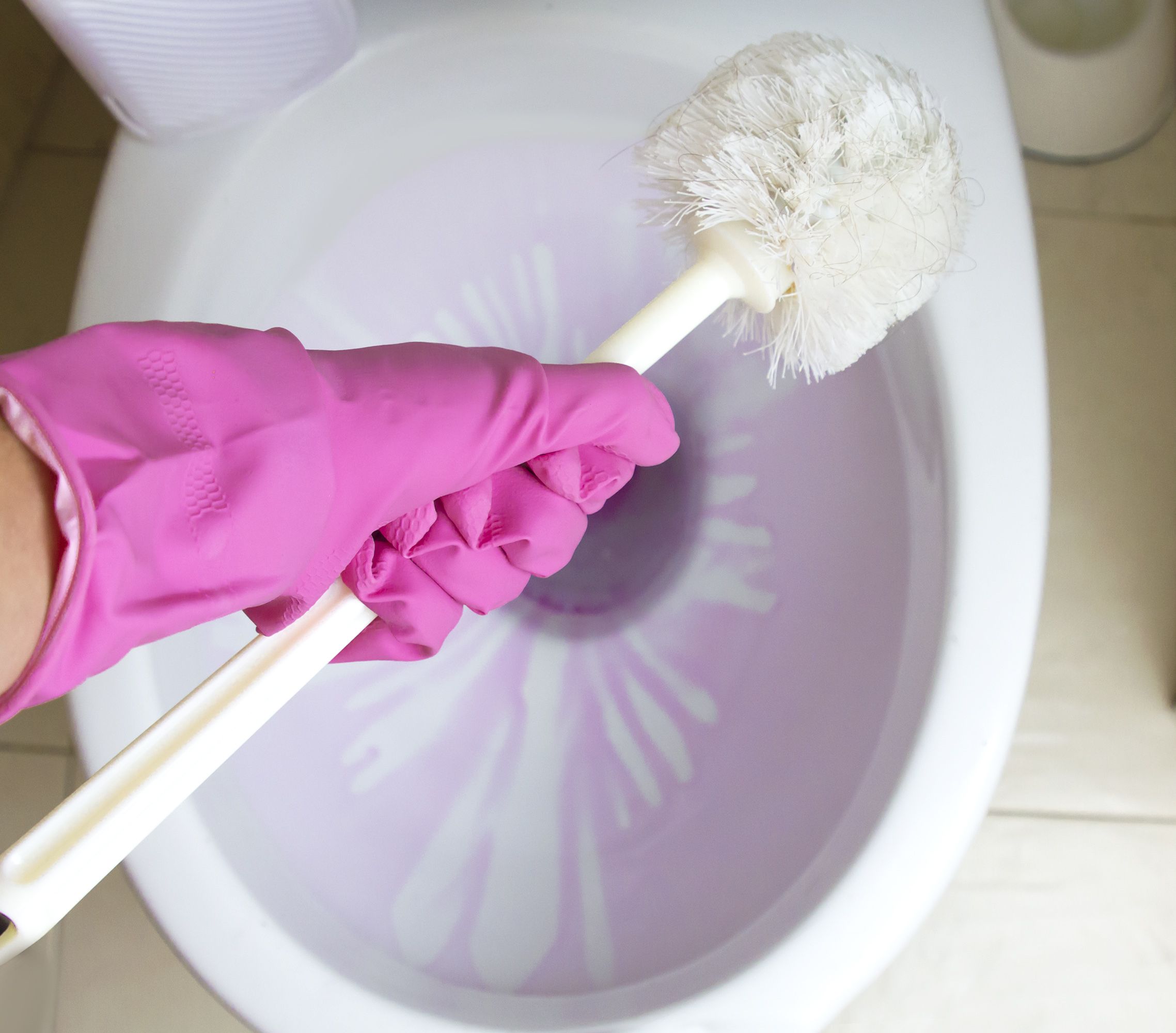 Consejos para limpiar la limpiar la escobilla del baño correctamente Foto: bigstock