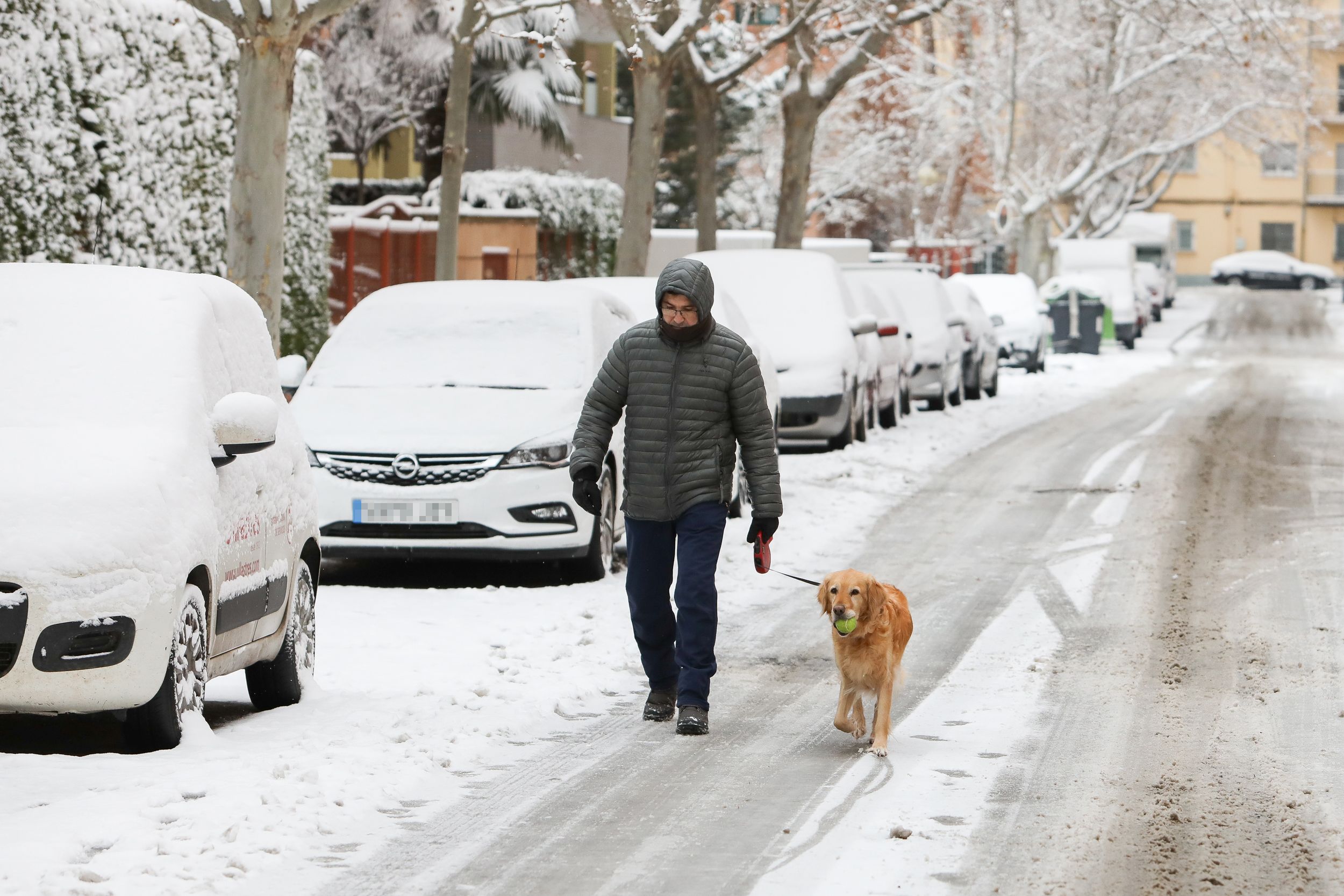 Nevadas en la provincia de Teruel. Foto: Europa Press 