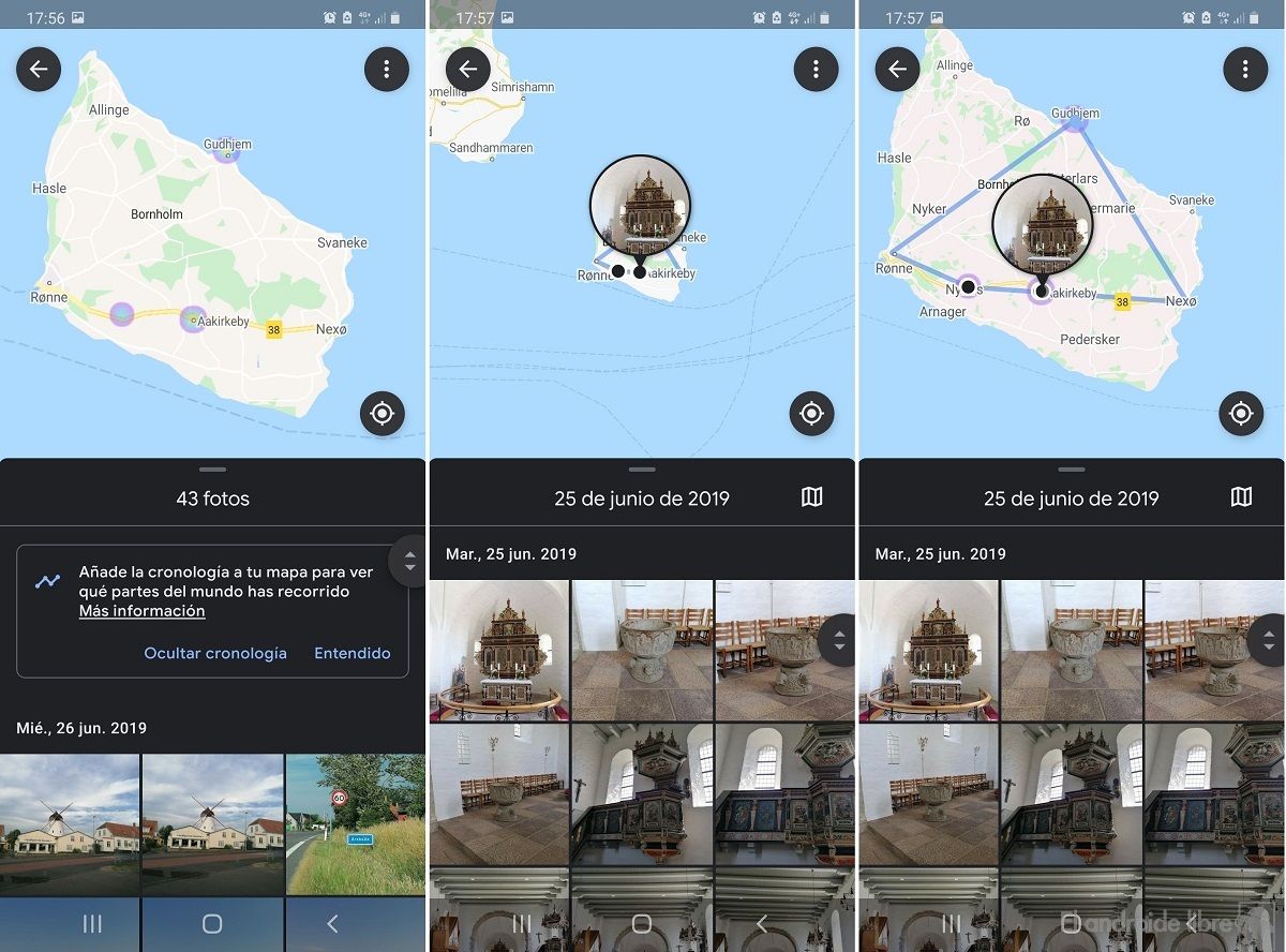 Google Fotos integracion con Maps