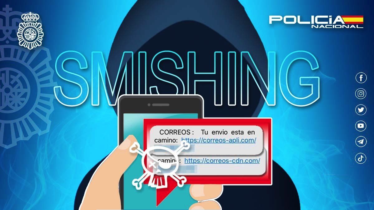 La Policía alerta de una campaña de SMS falsos que suplantan a Correos