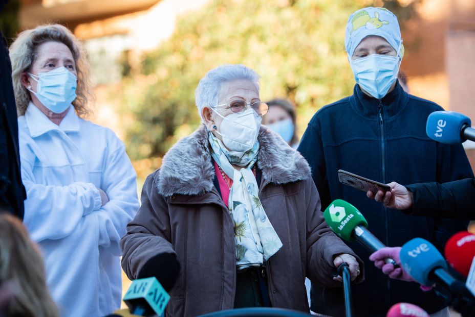 Araceli, segunda dosis de la vacuna contra el coronavirus