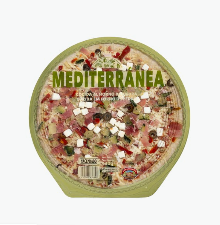 Pizza Mediterránea Mercadona