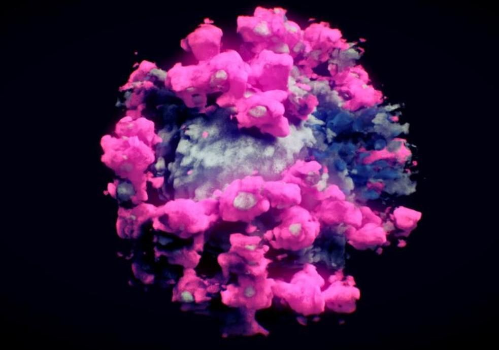 Así es el coronavirus: logran la primera imagen real en 3D