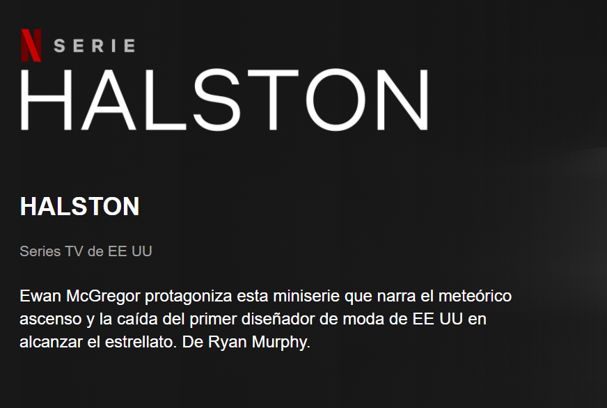 Halston Netflix