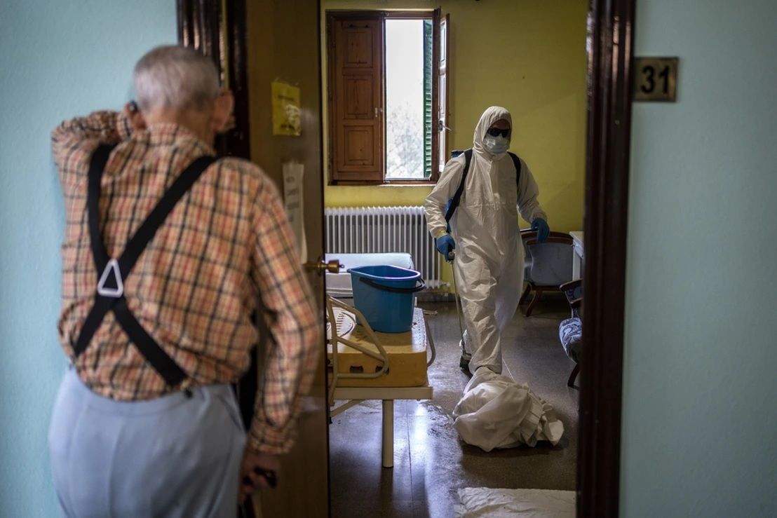 Coronavirus en las residencias. Foto: Europa Press 