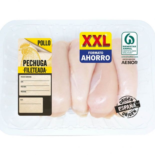 pechuga de pollo fileteada (foto-Lidl)