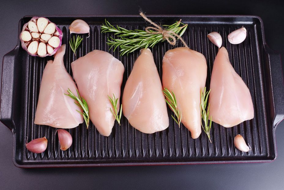 bigstock Raw Organic Chicken Breast On  403185062