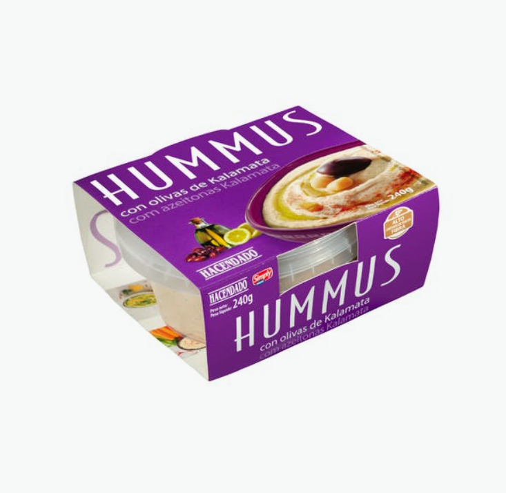 Hummus olivas de Kalamata Mercadona