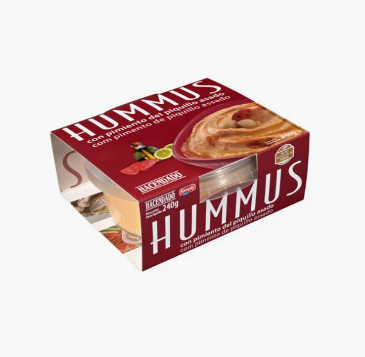 Hummus pimiento del piquillo Mercadona