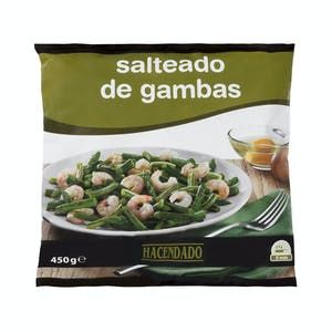 Salteado de gambas