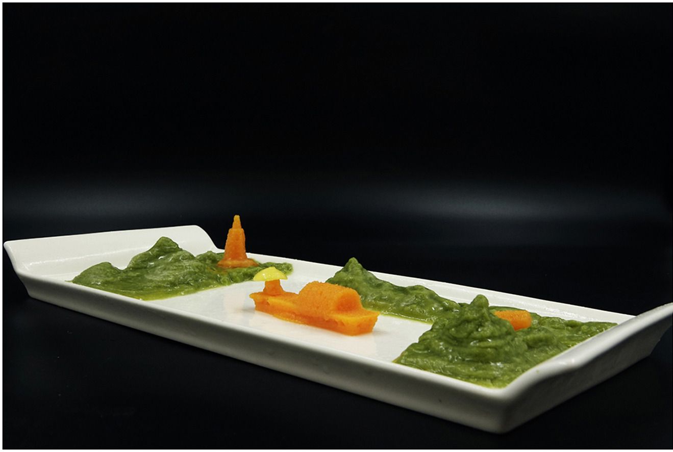 Esta comida impresa en 3D con puré quiere revolucionar la gastronomía digital