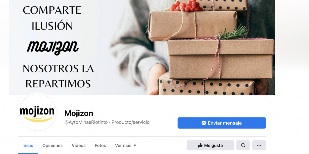 Página Faceboo Mojizon (foto-Ayuntamiento Minas de Riotinto)