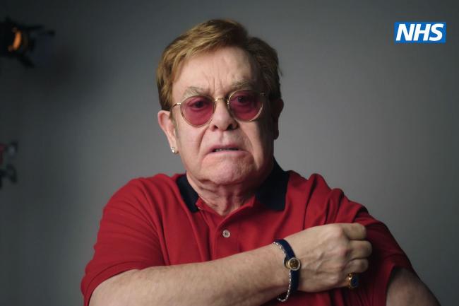 Elton John. Foto: Captura Twitter