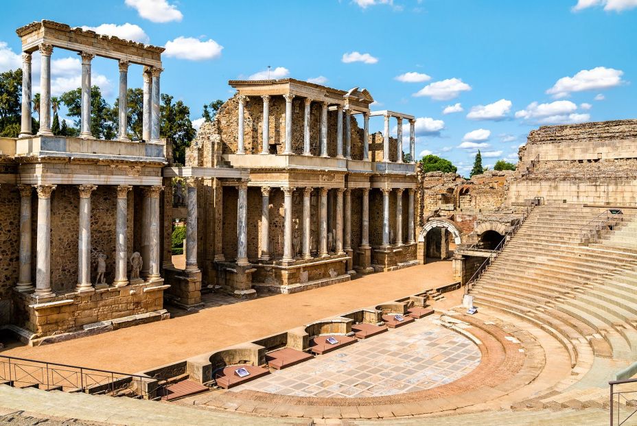 bigstock The Roman Theatre Of Merida U 395477507
