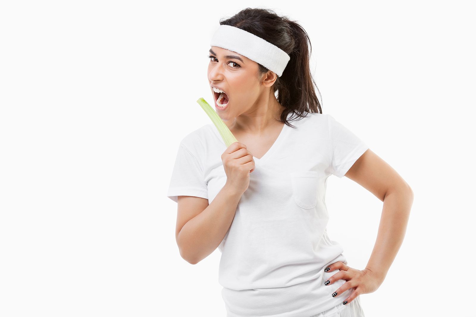Come fresas y zanahorias para blanquear los dientes Foto: bigstock