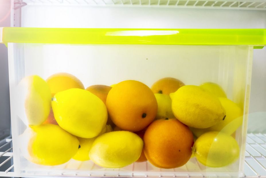 bigstock Fruits In Fridge Citrus Fruit 353119703