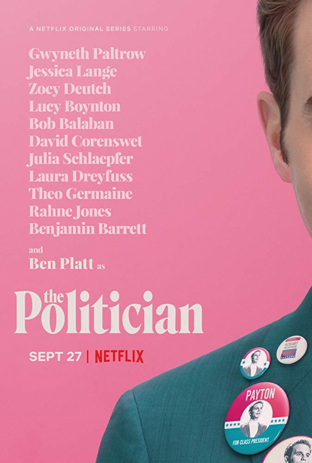 Cartel de The Politician de Netflix