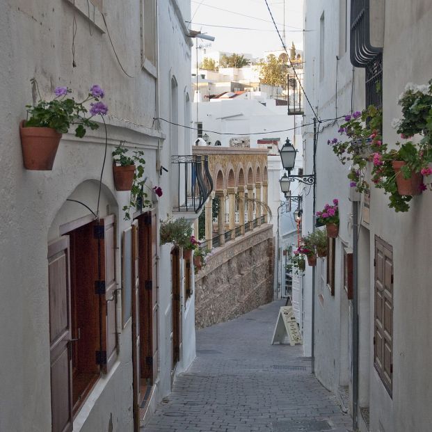 bigstock Typical Street Of Mojacar Alme 244414075