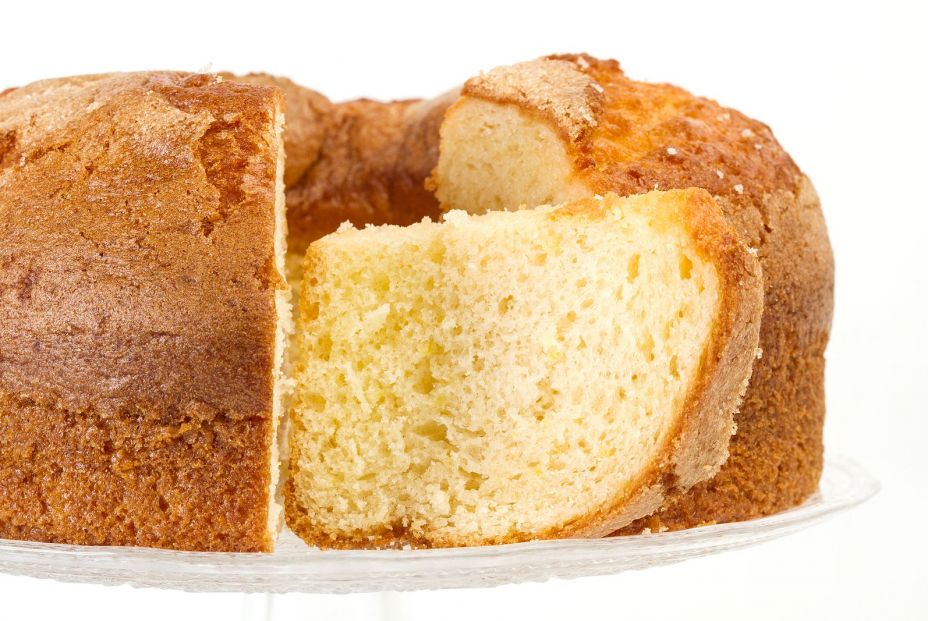 bigstock A Vanilla Cake On A Crystal Ca 397254680