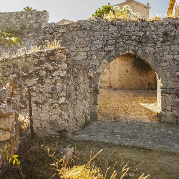 bigstock Coria Gate Medieval Archway I 381806786