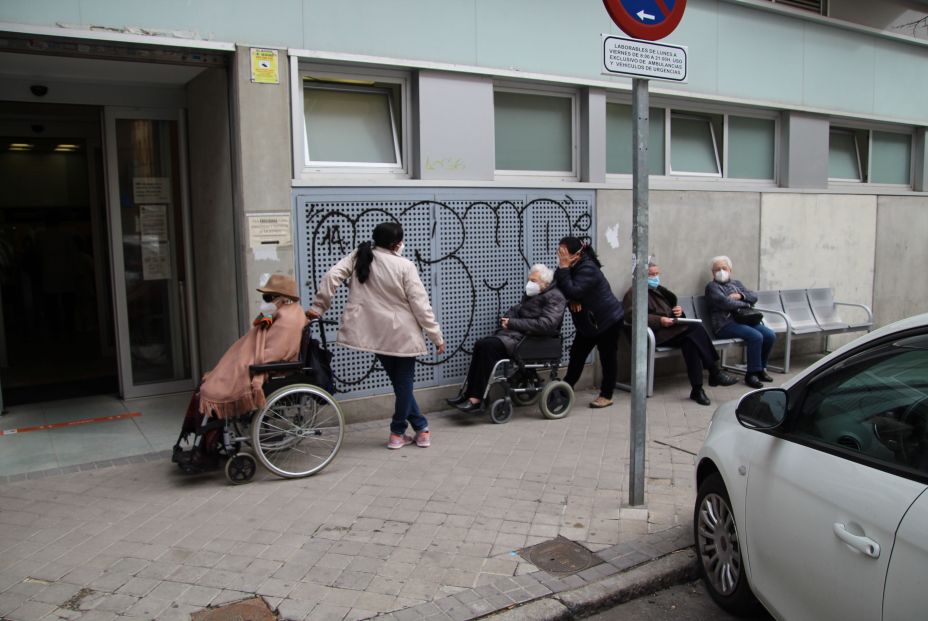 Vacunación mayores Madrid. Foto: Pablo Recio