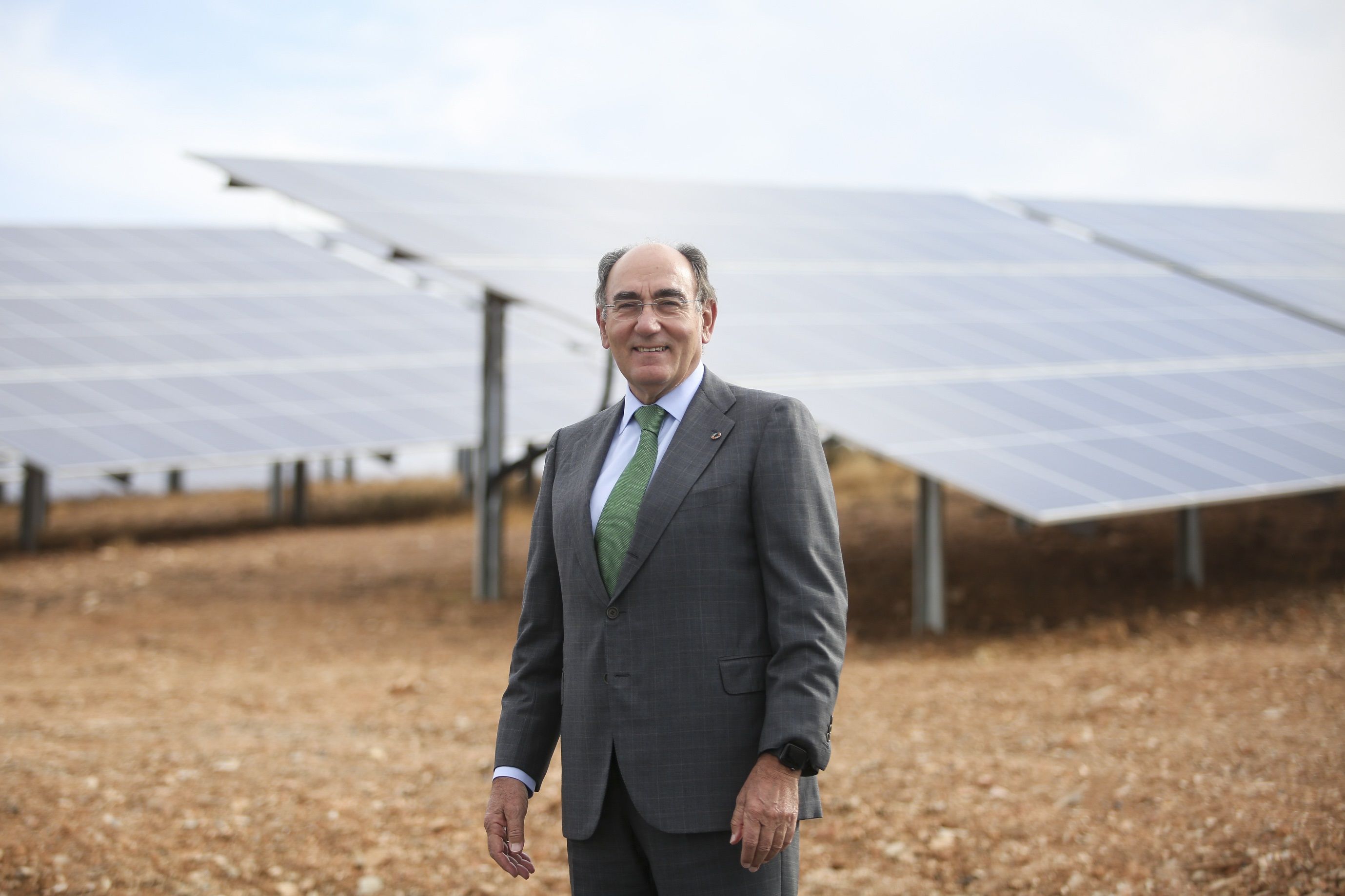 EuropaPress 3528246 presidente iberdrola ignacio galan planta andevalo