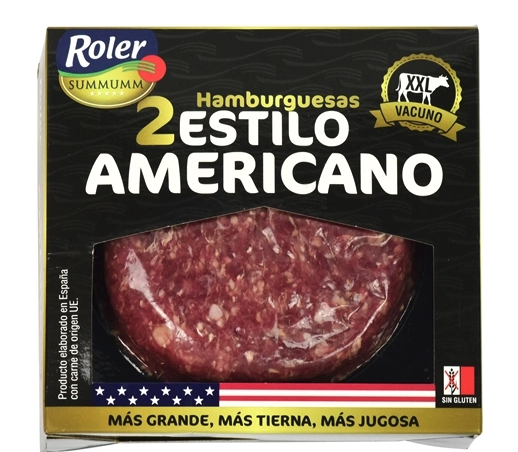 Roler hamburguesa estilo americano XXL Roler hamburguesa estilo americano XXL