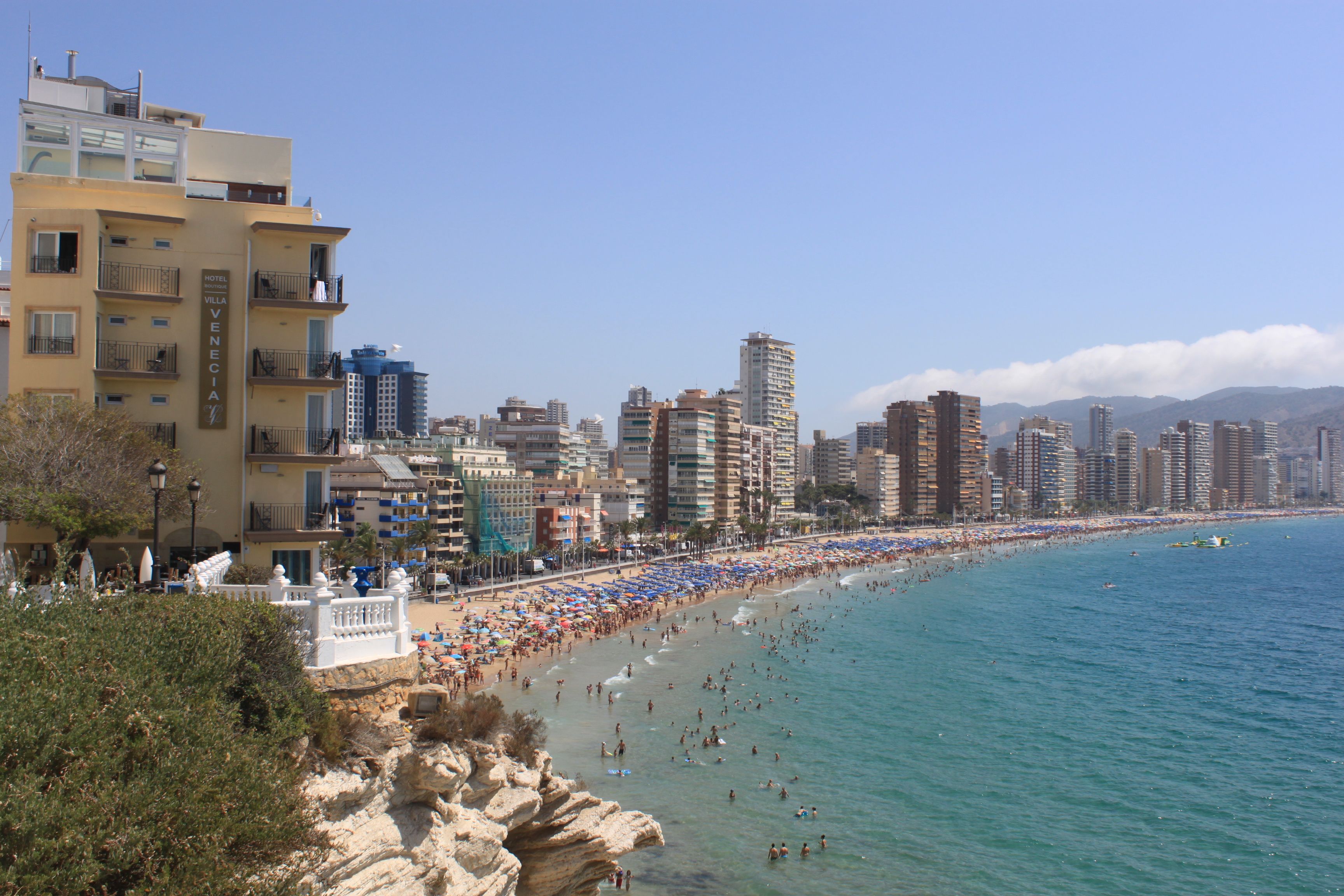 Playa de Levante, en Benidorm (Creative commons)