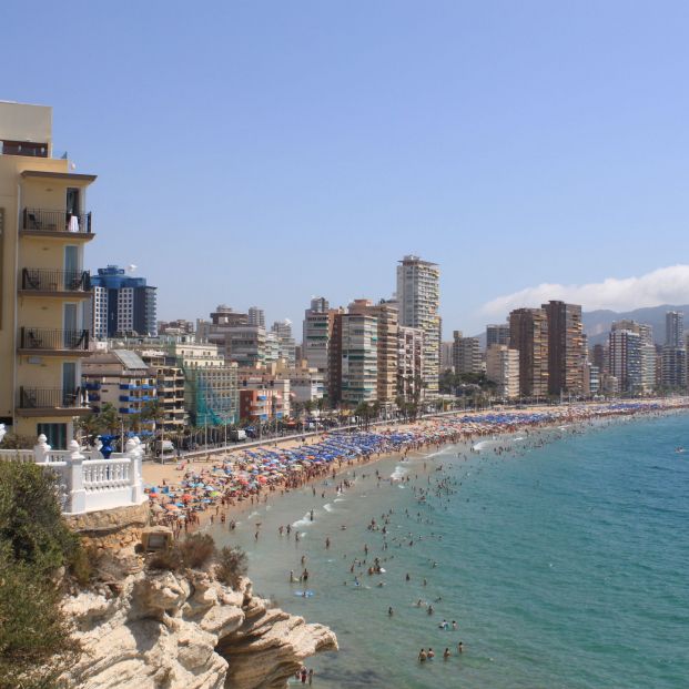 Playa de Levante, en Benidorm (Creative commons)