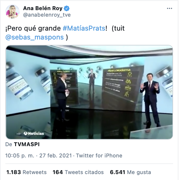Tweet icono mayores de 55 de Ana Belén Roy