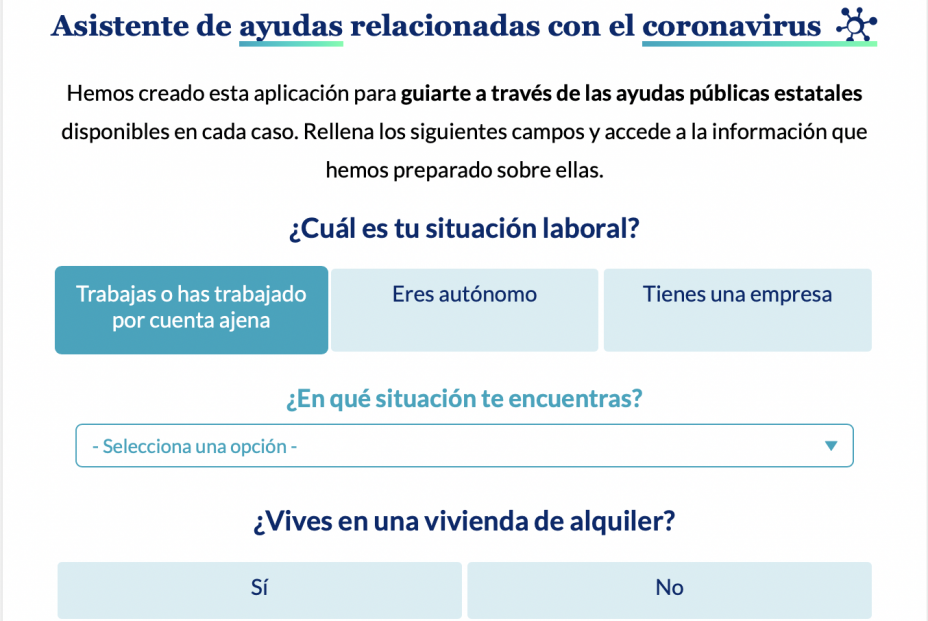 Asistente Civio para las ayudas económicas