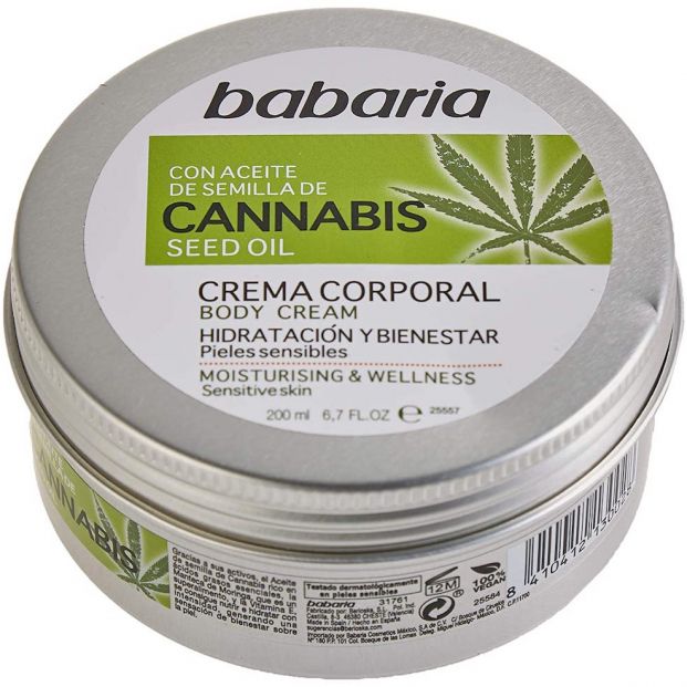 Amazon Babaria crema corporal cannabis